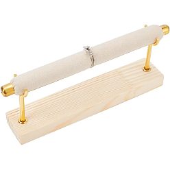 Bois Solide Ensemble de présentoirs à bagues en bois, présentoir à bagues, burlywood, 22.1x10.2x2.2 cm, 6 pièces / kit