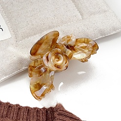 Перу Заколки для волос в форме когтей из ацетата целлюлозы, аксессуары для волос для женщин и девочек, цветок, Перу, 54x95 мм