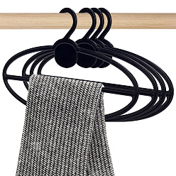 Oval Plastic Scarf Display Hangers, Closet Organizers for Scarves, Shawl, Tie, Belts, Oval, 130x221x2.5~3mm