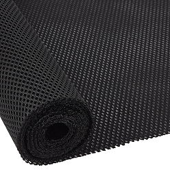 Noir Tissu de grille de haut-parleur en fibre, remplacement de la housse de protection anti-poussière pour haut-parleurs, boîtes ktv, noir, 1400x500x2mm
