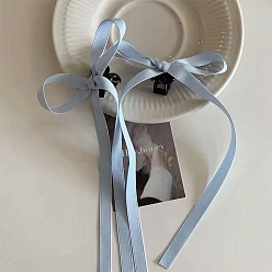 Светло-Голубой Банты-ленты пластиковые заколки-коготь для волос, Небесно-голубой, 210 мм