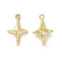 Light Gold Стойки подвески обшивки сплава, без кадмия, без свинца и без никеля, звезда очарование, золотой свет, 19x12x3 мм, отверстие : 1.4 мм