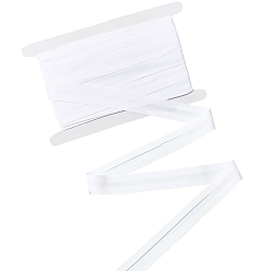 Белый 10м поликоттоновая лента, плоский, белые, 1/2 дюйм (12.7 мм), около 10.94 ярдов (10 м) / комплект