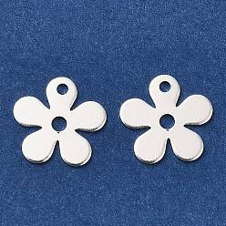 Цветок Латунь прелести, без кадмия и без свинца, цветок, 8.5x9x0.5 мм, отверстие : 1 мм