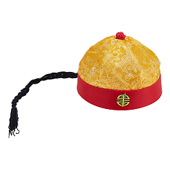 Желтый Костюм танга шляпа домовладельца для мужчин выступление, желтые, 185x130 мм, внутренний диаметр: 183 мм