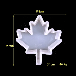 Лист Пищевые силиконовые формы, формы помады, для украшения торта поделки, цвет шоколада, конфеты, УФ-смола и эпоксидная смола, белые, лист, 88x97x31 мм