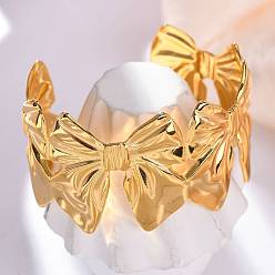 Бабочка 304 женские браслеты-манжеты из нержавеющей стали, бабочка, 1-3/8 дюйм (3.55 см), внутренний диаметр: 2-3/8 дюйм (6 см)