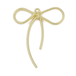 Золотой Подвески из сплава , бантом прелести, золотые, 44.5x36x4.5 мм, отверстие : 1.6 мм