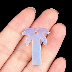 Опал Opalite подвески, кокосовая пальма, 28x18~22 мм