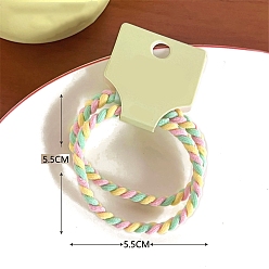 Разноцветный Связей ткани волос, красочный, 55 мм