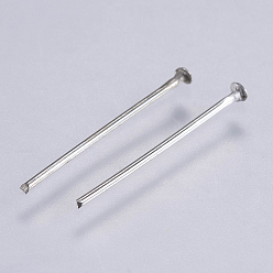 Нержавеющая Сталь Цвет Устойчивы к потускнению 304 штифты из нержавеющей стали с плоской головкой, цвет нержавеющей стали, 18x0.7 мм, Руководитель: 1.5 mm