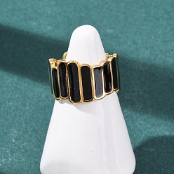 Золотой 304 открытые кольца манжеты из нержавеющей стали, с эмалью, без свинца, без кадмии и без никеля, золотые, 11 мм, внутренний диаметр: 18 мм