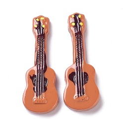 Chocolate Creative Mini Violin, Musical Instrument DIY Parts, for Dollhouse Accessories Pretending Prop Decorations, Chocolate, 36x13x5mm