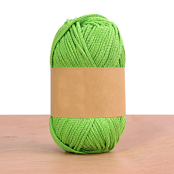 Лайм Хлопчатобумажные нити, для вязания крючком принадлежности, желто-зеленые, 2 мм, около 92.96 ярдов (85 м) / моток