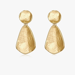 Золотой Латунные качают серьги, слеза, золотые, 46x22 мм