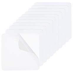 Clear Acrylic Clay Mat Pad, for Clay DIY, BoardShaping and Sculpturing Modelling, Clear, 10x10x0.3cm