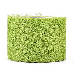 Светло-зеленый Блестящие ленты из кружевной ткани, с блеском порошок, для украшения свадебной вечеринки, изготовление украшения юбок, светло-зеленый, 2 дюйм (5 см), 10 ярдов / ролл