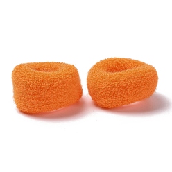 Orange Mädchen Haar-Accessoires, Pferdeschwanzhalter, elastischen Haargummis, orange, 43.5~47x20 mm, Innendurchmesser: 25 mm