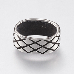 Античное Серебро 304 из нержавеющей стали слайд прелести, овальные, античное серебро, 12x6x7 мм, отверстие : 5.5x10 мм