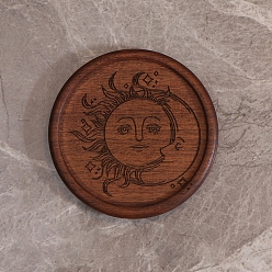 Солнце Деревянные подсвечники, для деревенской свадьбы, день рождения, праздничное оформление, солнце, 9x1 см