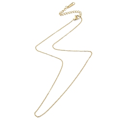 Настоящее золото 14K Ионное покрытие (ip) 304 ожерелье из нержавеющей стали для мужчин и женщин, реальный 14 k позолоченный, 16.26 дюйм (41.3 см)