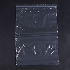 Белый Пластиковые сумки на молнии, многоразовые упаковочные пакеты, верхнего уплотнения, мешок с самоуплотнением, прямоугольные, белые, 60x40 см, односторонняя толщина: 3.1 мил(0.08мм), 100 шт / пакет