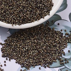 (DB2267) Непрозрачный Коричневый Пикассо Бусины miyuki delica, цилиндр, японский бисер, 11/0, (db2267) непрозрачная коричневая полихромная яшма/камень Пикассо/яшма Пикассо, 1.3x1.6 мм, отверстие : 0.8 мм, о 2000шт / бутылка, 10 г / бутылка