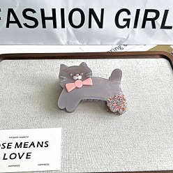 чертополох Заколки для волос в форме когтей из ацетата целлюлозы, аксессуары для волос для женщин и девочек, форма кошки, чертополох, 60x90 мм