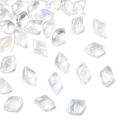 Rainbow Moonstone Натуральный радужный лунный камень класса АА кабошоны, ромб, 5.7~6x3.8~4x2 мм