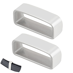 Нержавеющая Сталь Цвет Держатели петель из нержавеющей стали, пряжка поясного ремня, щеткой, повторять, цвет нержавеющей стали, 41x12x17 мм, внутренний диаметр: 13x37.5 мм