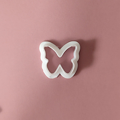 WhiteSmoke Plastic Plasticine Tools, Clay Cutters, Modeling Tools, Butterfly, WhiteSmoke, 3.2x3.5cm