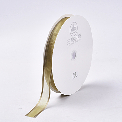 Перу Полиэстер органза лента, для подарка, партия украсить, Перу, 1 дюйм (25 мм), Около 100 ярдов / рулон