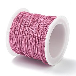 Perlas de Color Rosa Cadenas de latón pintadas con spray, con carrete, sin soldar, rosa perla, 1.5 mm, 32.8 pies (10 m) / rollo