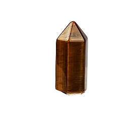 Тигровый глаз Остроконечная башня, натуральный тигровый глаз, лечебные каменные палочки, украшение для медитации и терапии Рейки чакры, шестиугольная призма, 15x15x35 мм