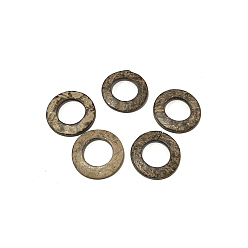 Кокосово-Коричневый Кокосовое кольцо, кокосового коричневый, 30~33x3~6.5 мм