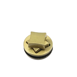 Античная Бронза Аксессуары для металлических сумок с поворотным замком, сумочки, античная бронза, 28x14x3 мм