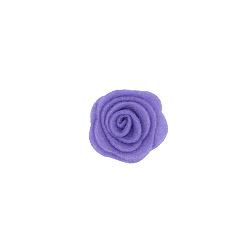 Plum Non-woven Fabrics Cabochons, for Garment Accessory, Flower, Plum, 40mm