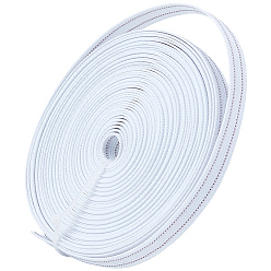 Blanco 10 yardas poliéster y varillas de latón y hierro, accesorios para coser vestidos, blanco, 12 mm
