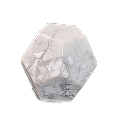 Говлит Натуральные многоугольные фигурки из говлита, статуи для украшения домашнего стола, 17x17 мм