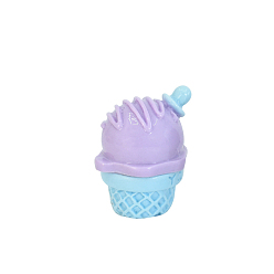 Сливовый Мороженое из смолы, миниатюрные украшения, для садовых кукольных домиков, слива, 21x27 мм