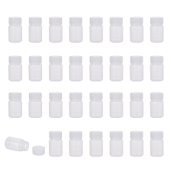 WhiteSmoke Plastic Liquid Reagent Bottle, Empty Refillable Bottle, WhiteSmoke, 3.4x6.2cm, Inner Diameter: 2.1cm, Capacity: 30ml(1.01fl. oz)