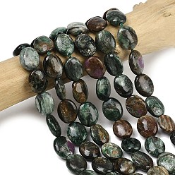 Природный Драгоценный Камень Природный берилл бисер пряди, Плоско-овальные, 10.5~11x8~9x4~5 мм, отверстие : 0.8 мм, около 39 шт / нитка, 16.10'' (40.9 см)