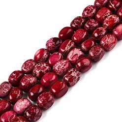 (123L) Белый крем непрозрачный блеск Натуральные имперские нитки из бисера яшмы, окрашенные, кубоид, огнеупорный кирпич, 6.5~7.5x5~6x5~6 мм, отверстие : 0.8 мм, около 53~60 шт / нитка, 15.55~15.87 дюйм (39.5~40.3 см)