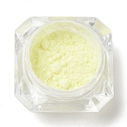 Светлый Золото-желтый Термохромный порошок для ногтей, украшение для украшения ногтей, с бутылкой для домашних животных, светлый золотарник желтый, 33.5x33.5x21.5 мм