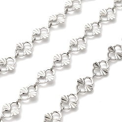 Нержавеющая Сталь Цвет 304 цепи из нержавеющей стали ссылка, несварные, цвет нержавеющей стали, 11x6.5x0.5 мм