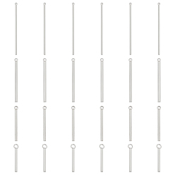 Нержавеющая Сталь Цвет 120 шт. 4 размер 304 подвески из нержавеющей стали, бар, цвет нержавеющей стали, 30шт / размер
