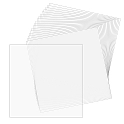 Прозрачный Квадратные пластиковые листы, Афиша, для поделок, моделирование, искусство, отображать, школьные проекты, прозрачные, 300x300x0.2 мм