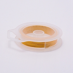 Золотой 3 жилы из медной проволоки, долговечный, золотые, 26 датчик, 0.4 мм, около 50 м / рулон