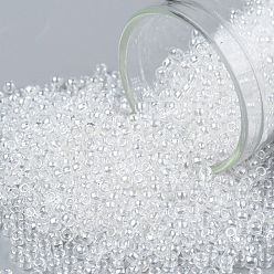 (101) Crystal Transparent Luster Круглые бусины toho, японский бисер, (101) кристально прозрачный блеск, 11/0, 2.2 мм, отверстие : 0.8 мм, Около 50000 шт / фунт