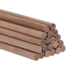 Светло-коричневый Палочки из черного ореха, товары для рукоделия, загар, 400x6 мм